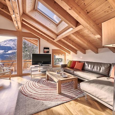 Chalet Bergfrieden Penthouse Wengen Exterior photo