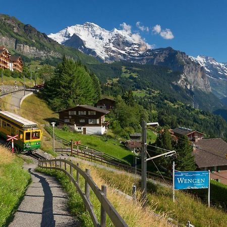 Chalet Bergfrieden Penthouse Wengen Exterior photo