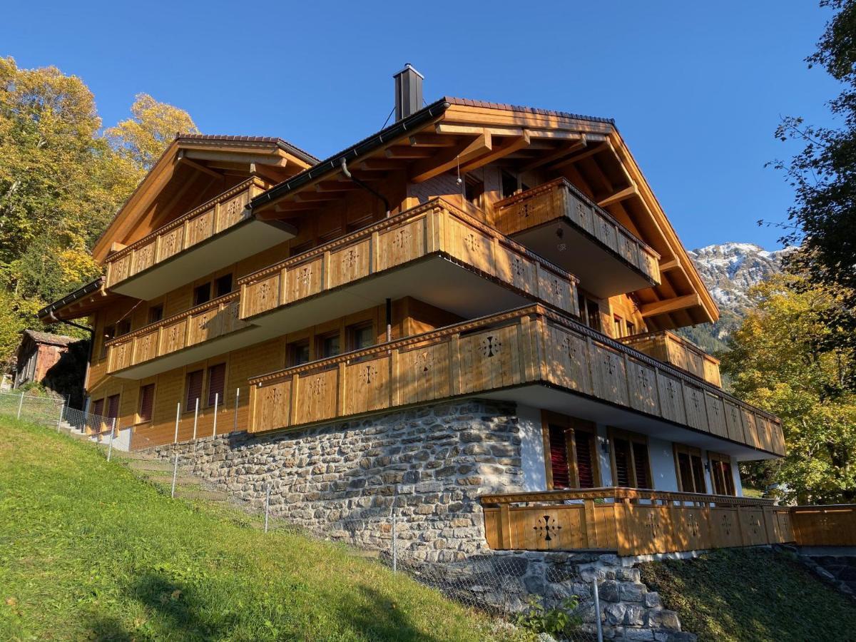 Chalet Bergfrieden Penthouse Wengen Exterior photo