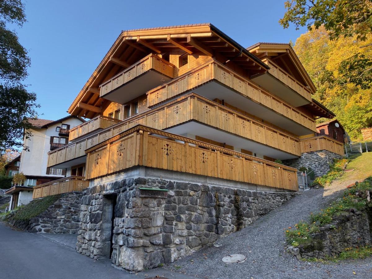 Chalet Bergfrieden Penthouse Wengen Exterior photo
