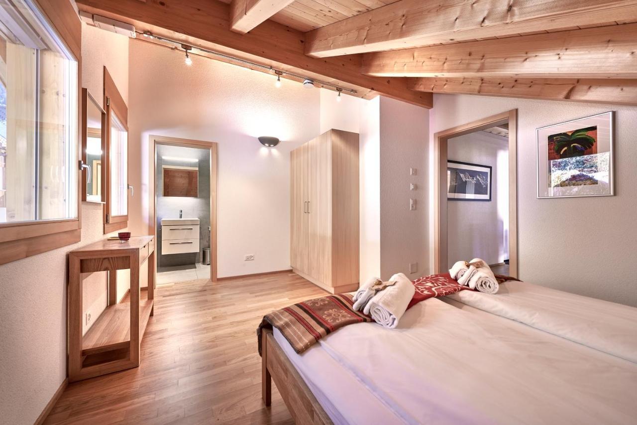 Chalet Bergfrieden Penthouse Wengen Exterior photo